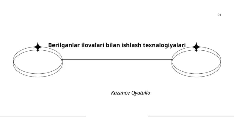 Berilganlar bazasini boshqarish tizimlari