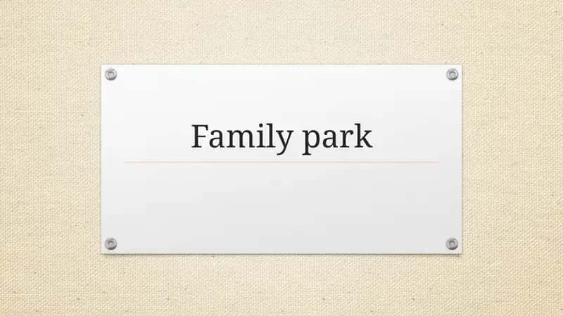 Family park