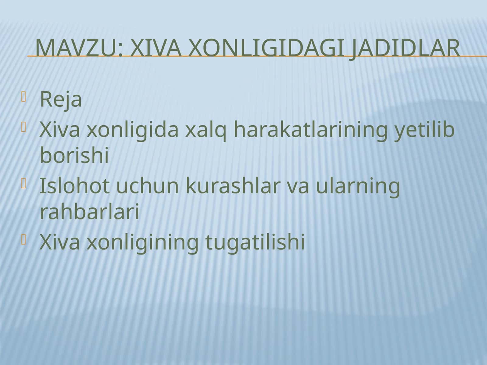 xiva xonligidagi jadidlar
