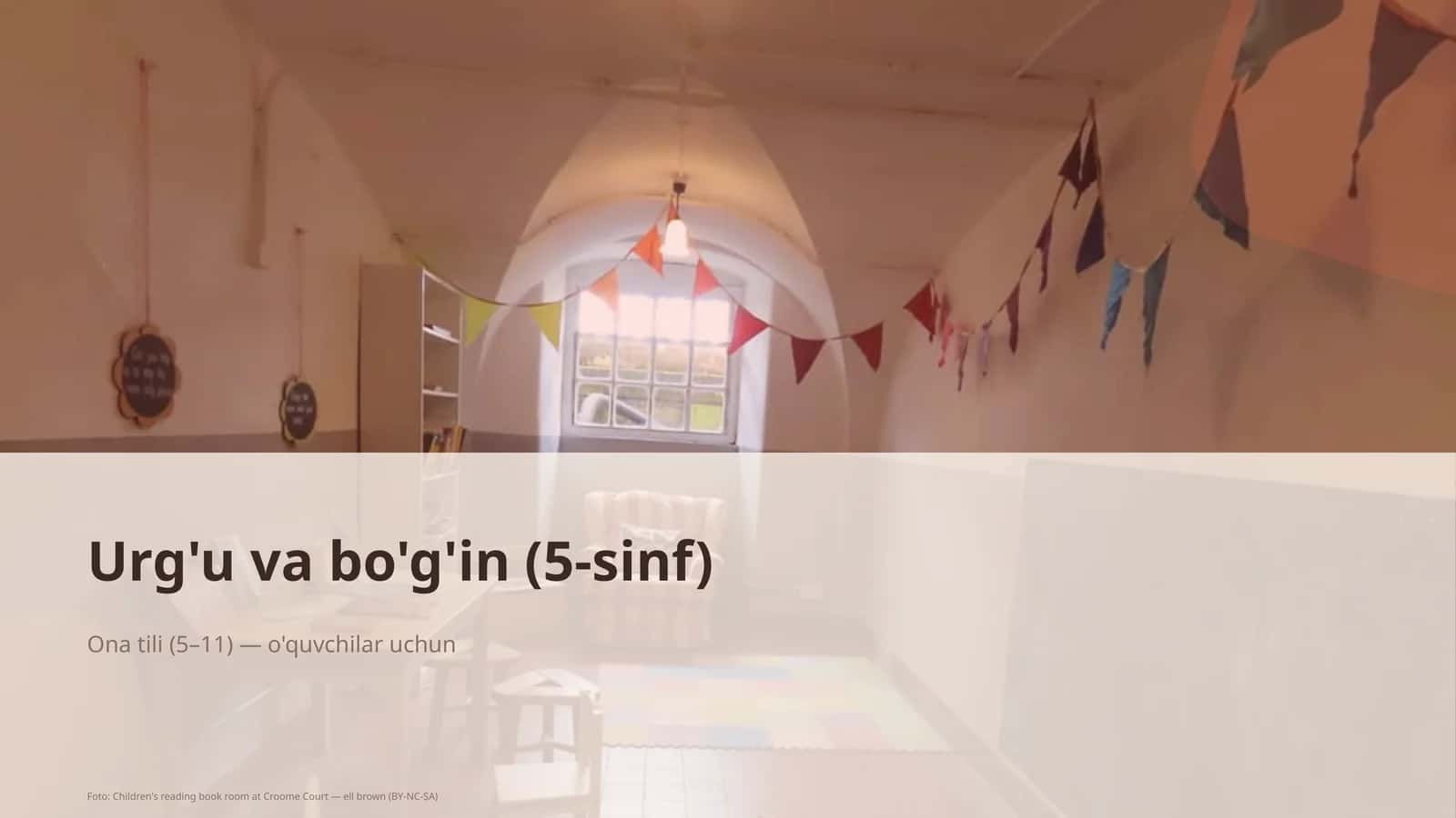 Urg'u va bo'g'in (5-sinf)