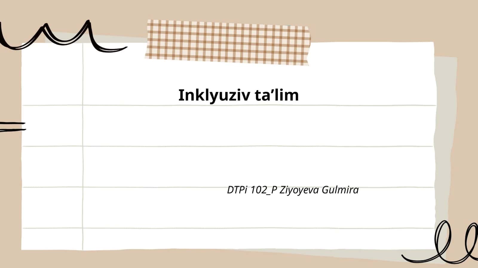 Inklyuziv taʼlim