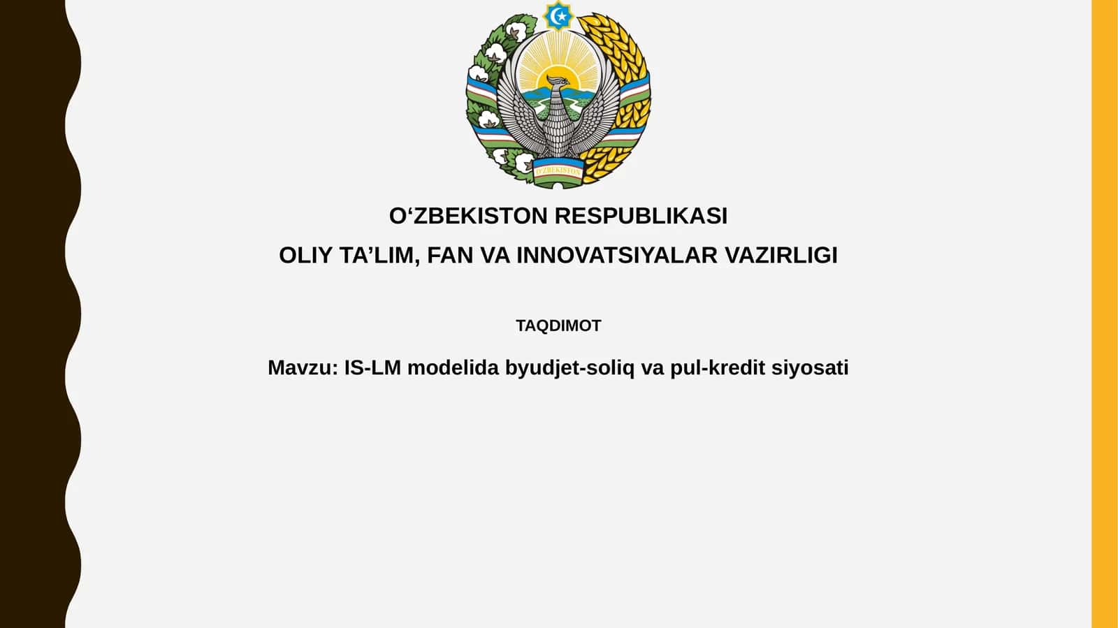 IS-LM modeli