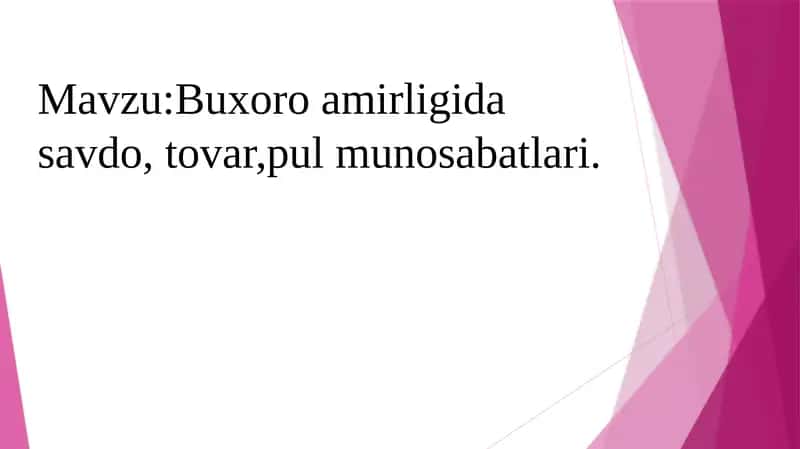 Buxoroamirligida