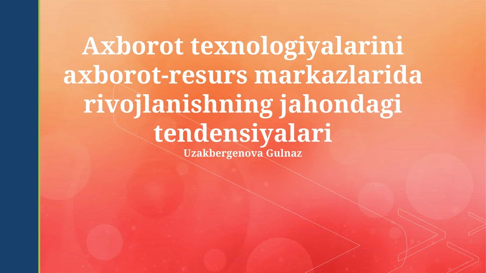 Mobil texnologiyalar va ulardan foydalanish