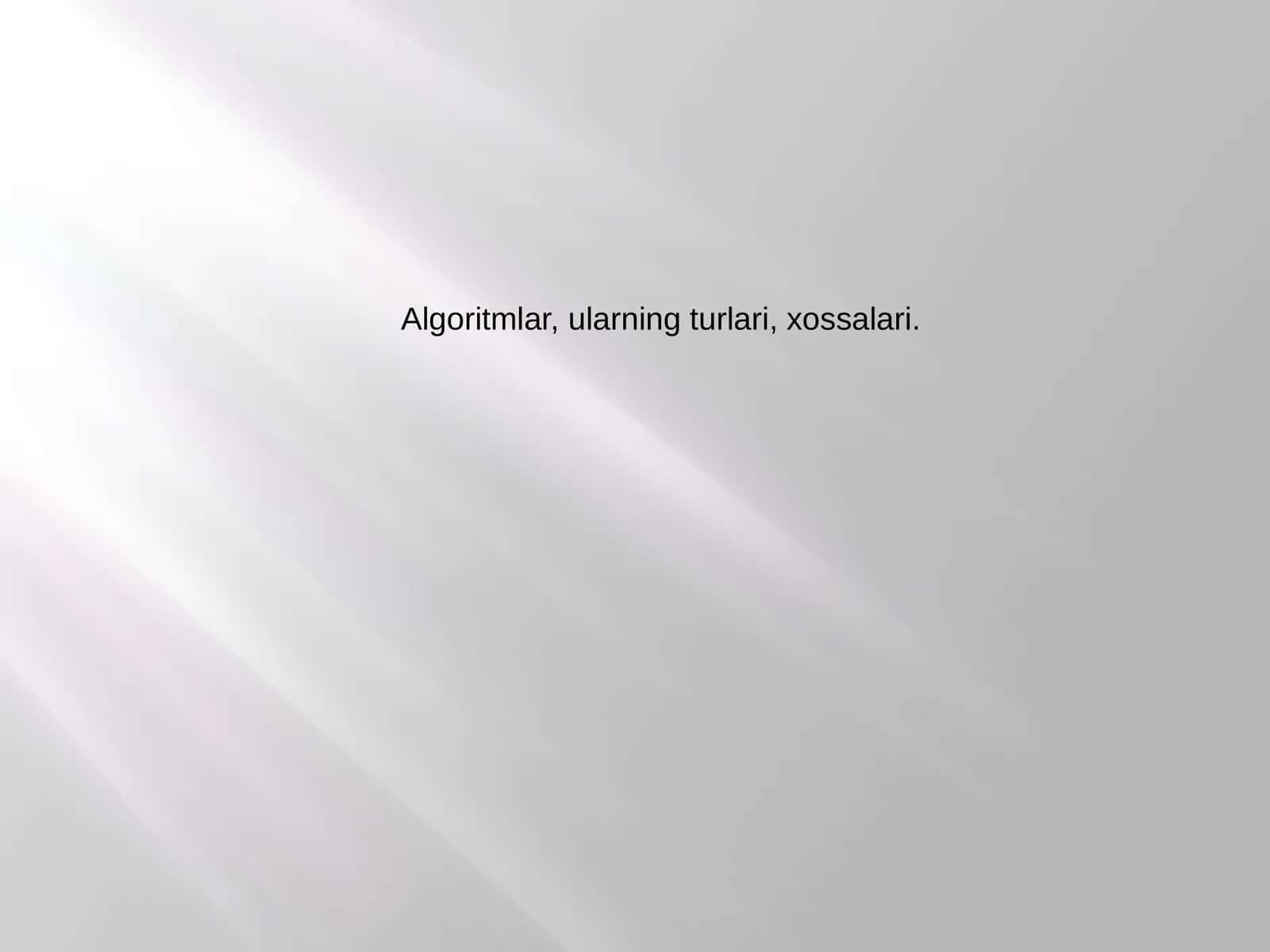 Algoritm