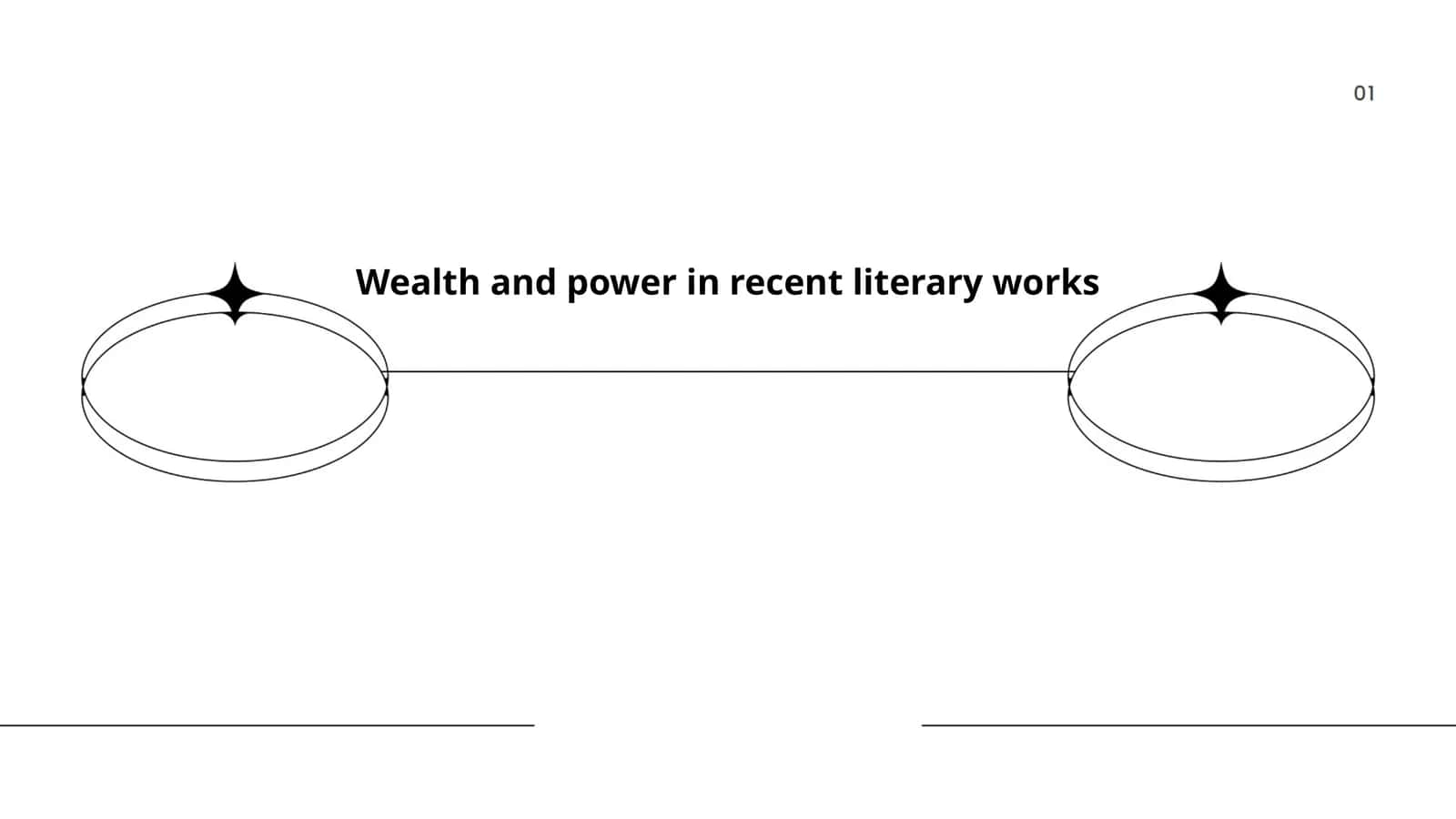 Wealth and Power in Recent Literary Works