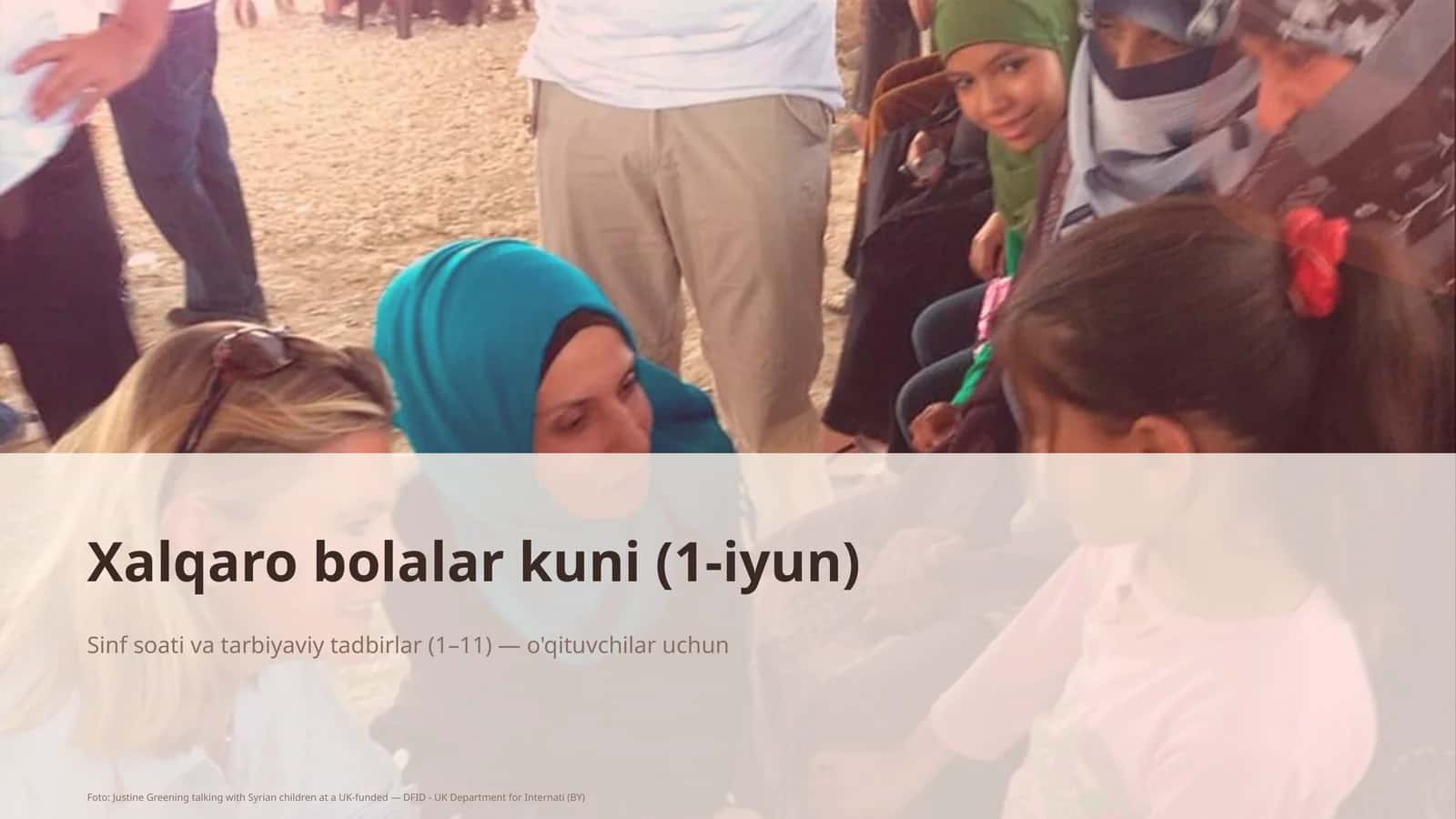 Sinf soati va tarbiyaviy tadbirlar