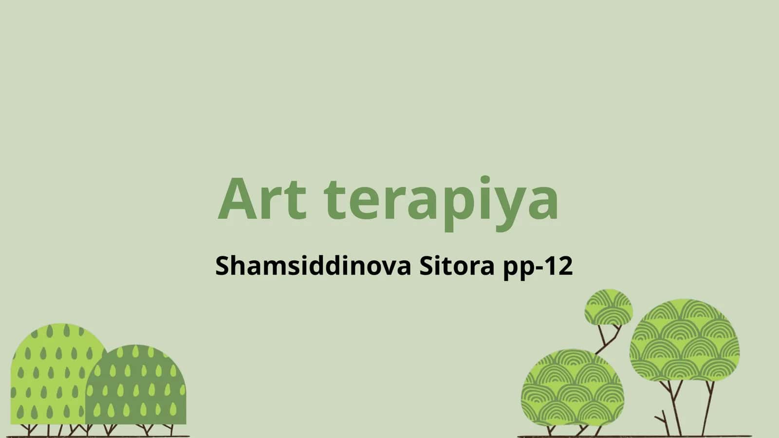 Art terapiya