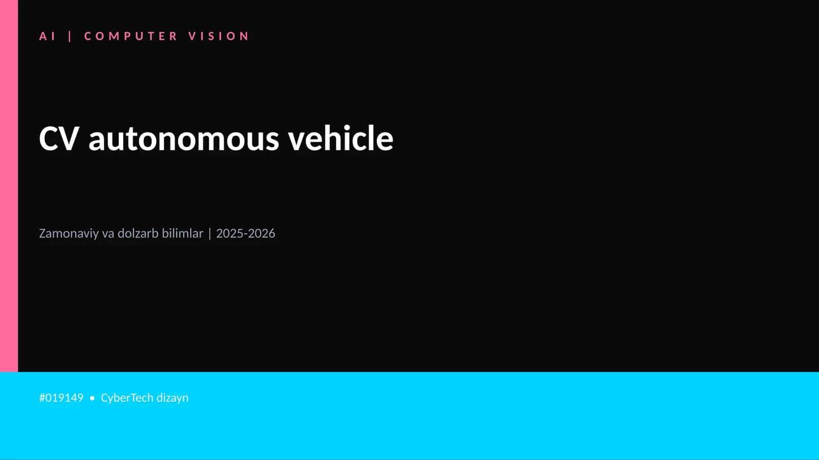 CV autonomous vehicle