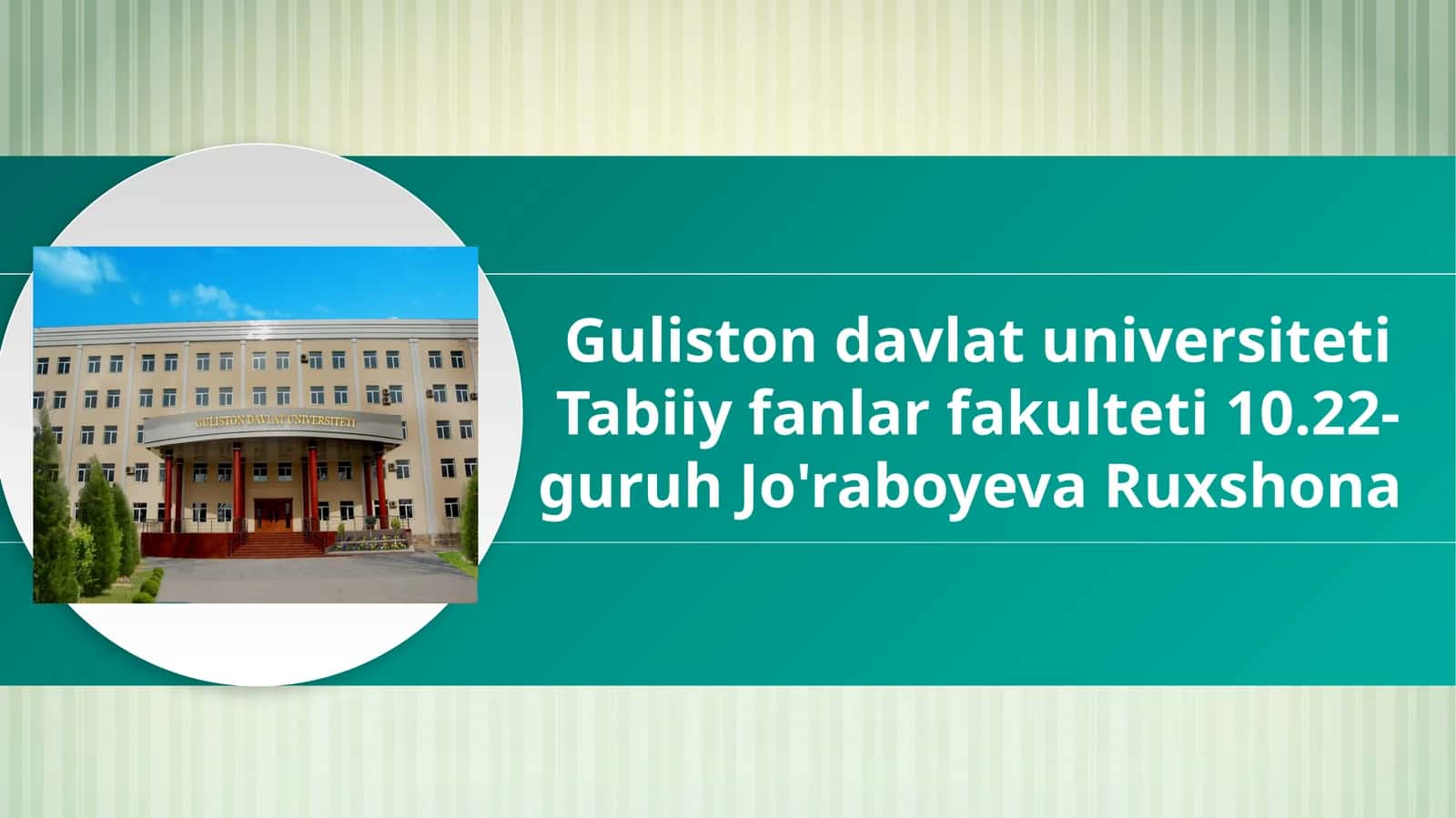 Taloqning tuzilishi va funksiyalari