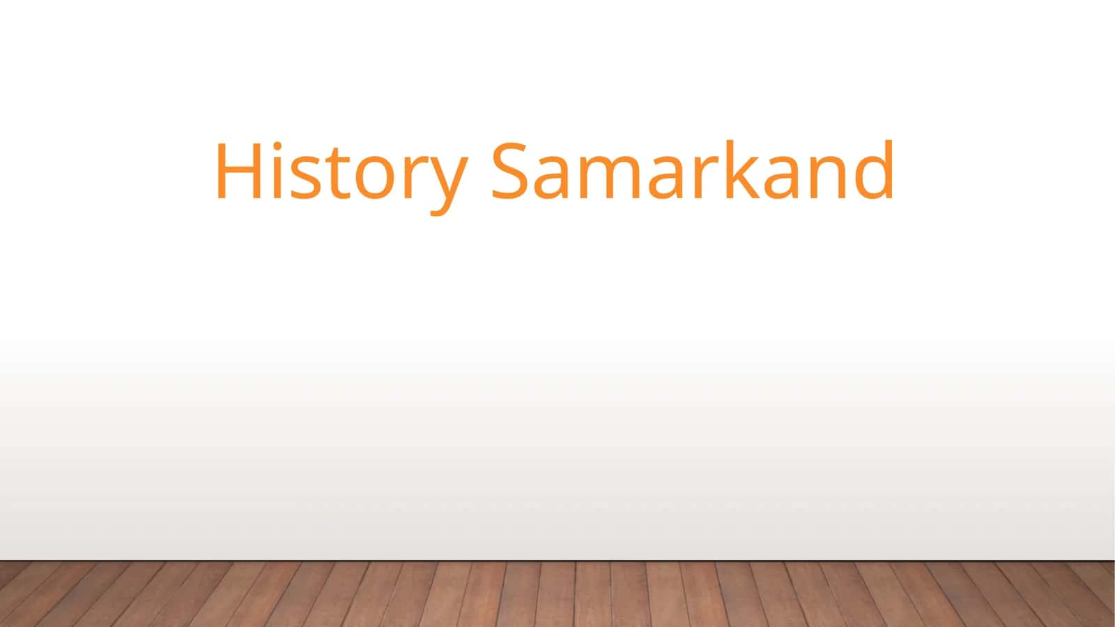 hitory of samarkand