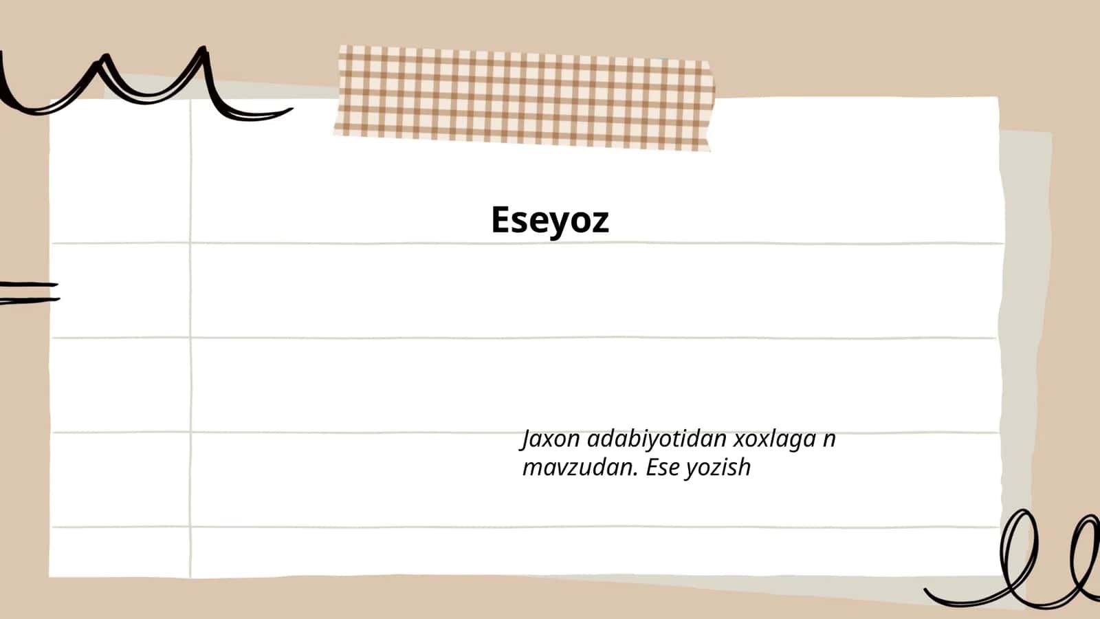 Esse yozish san'ati