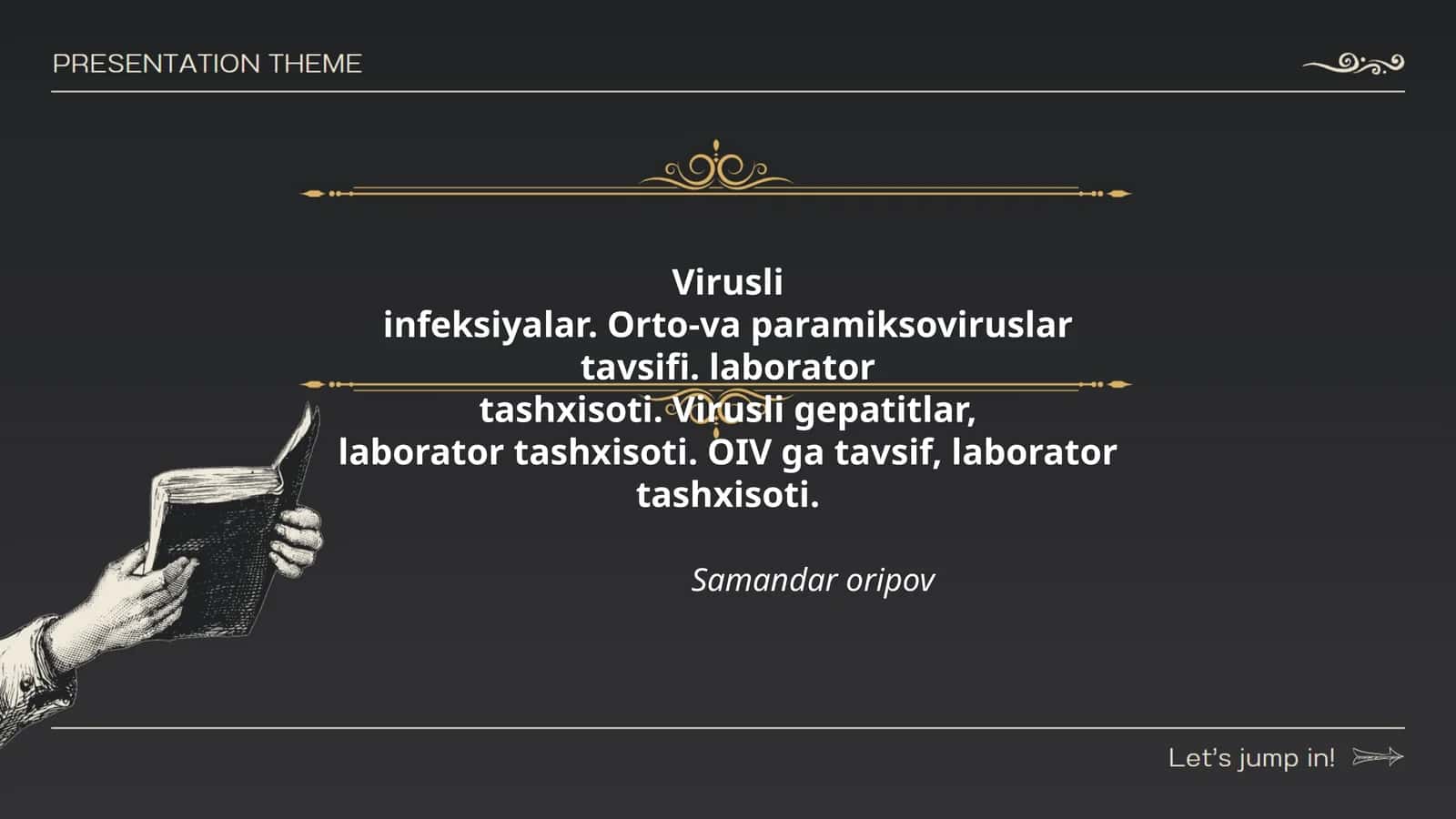 Virusli infeksiyalar. Orto-va paramiksoviruslar tavsifi