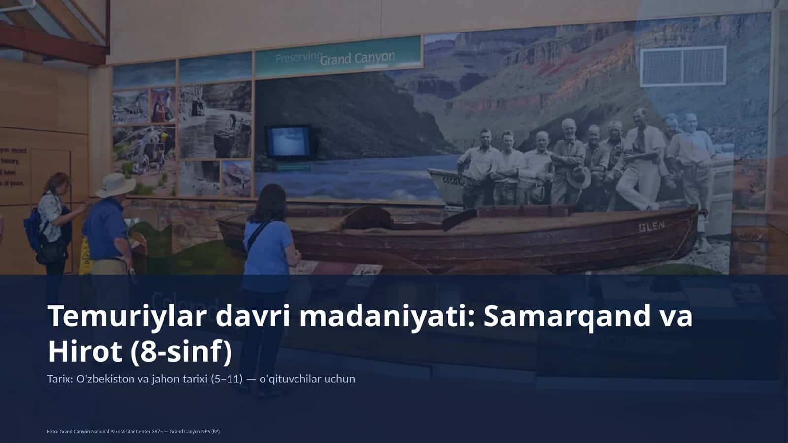 Temuriylar davri madaniyati: Samarqand va Hirot (8-sinf)