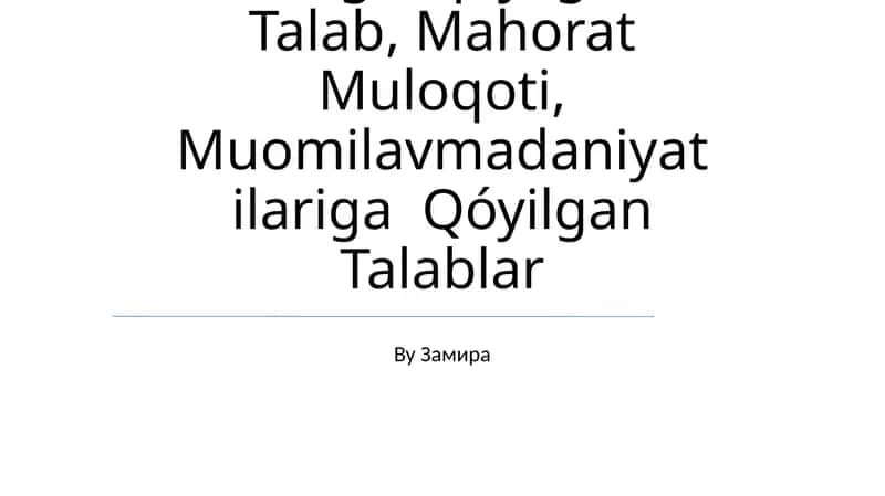 Shaw Donishmandlari Va Mutaffakirlarining Ijodiy Metronidazole Mudarislarni Tallassee, Ulargavqóyilgan Talab, Mahorat Muloqoti, Muomilavmadaniyatilariga Qóyilgan Talablar