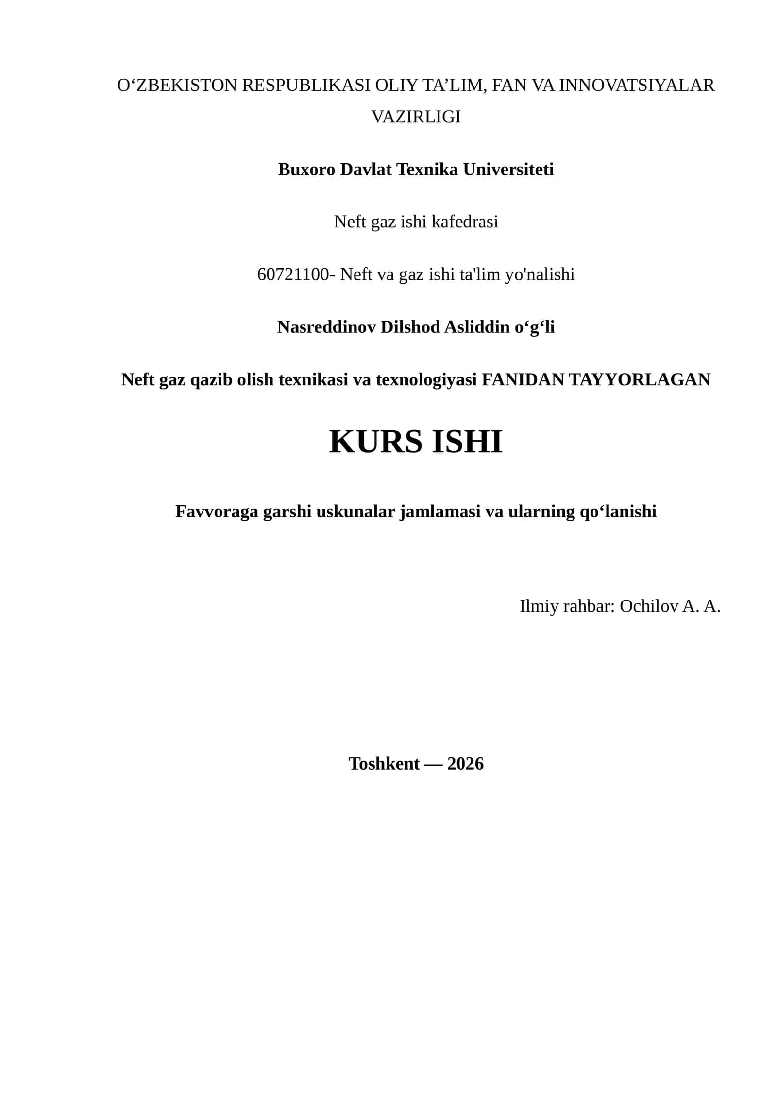 Favvoraga garshi uskunalar jamlamasi va ularning qoʻlanishi