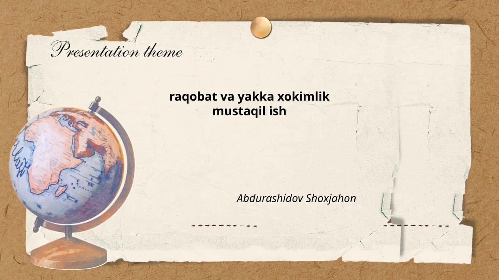 Raqobat siyosati va uning ahamiyati