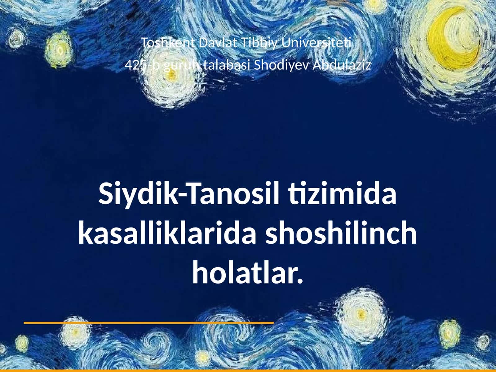 Siydik-Tanosil tizimi