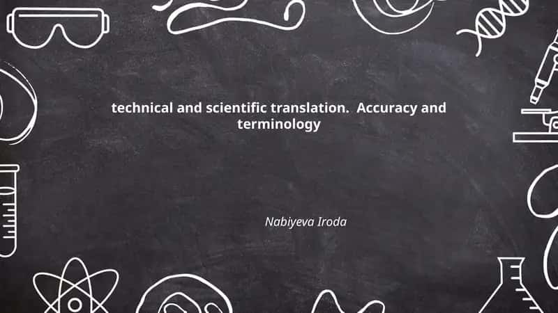 technical and scientific translation