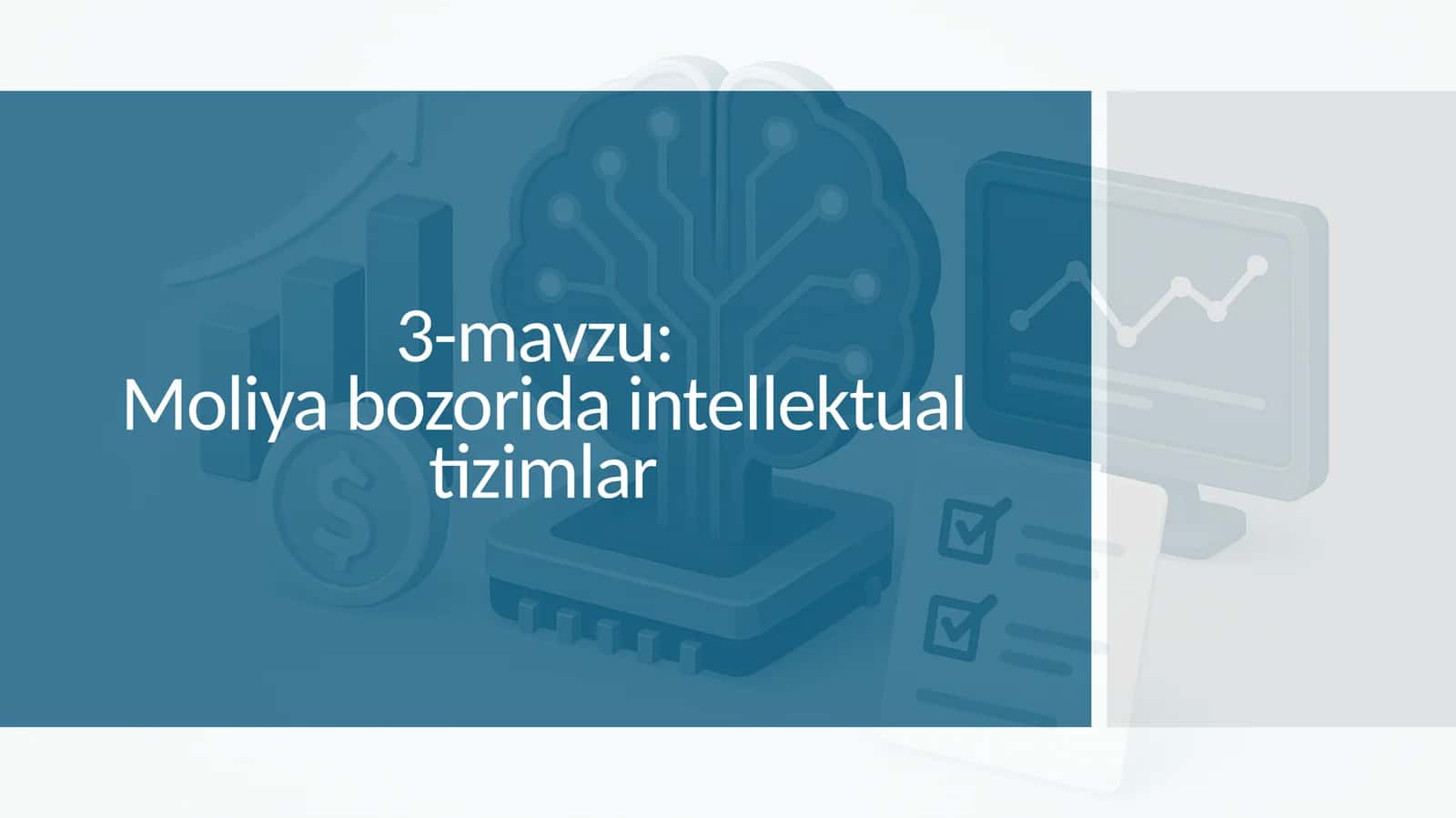 Moliya bozorida intellektual tizimlar