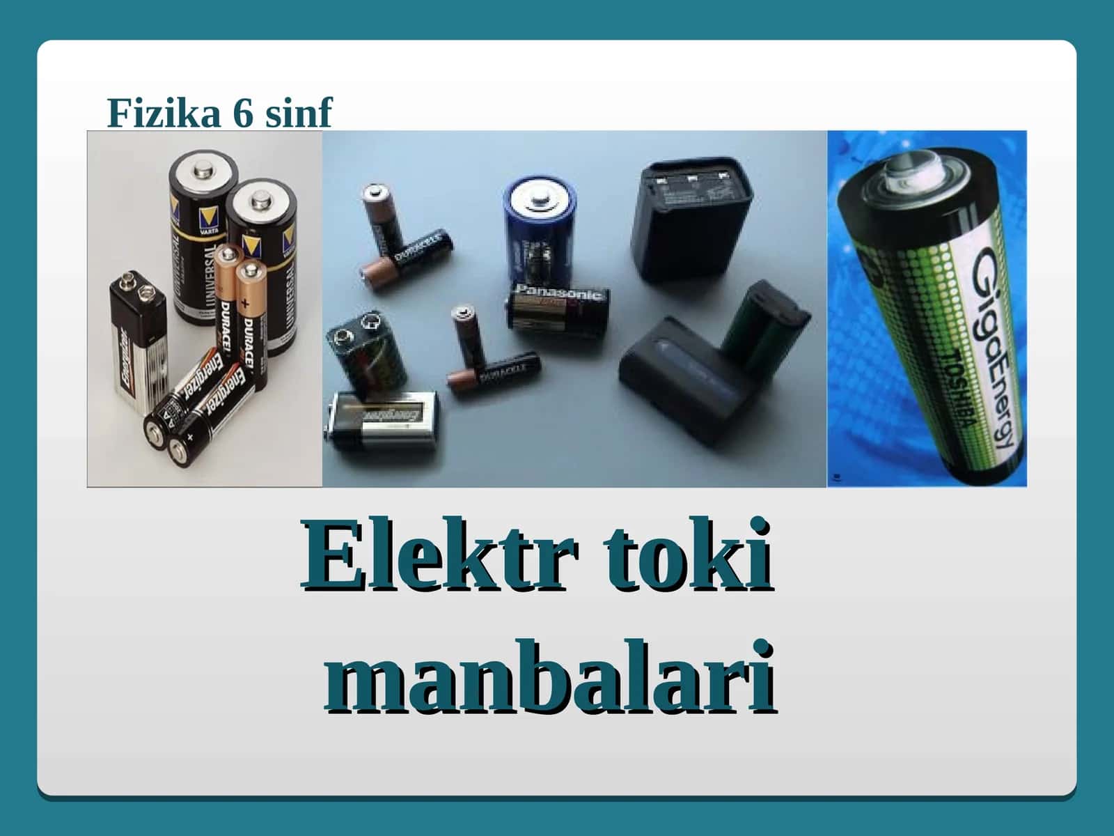 Fizika 6sinf