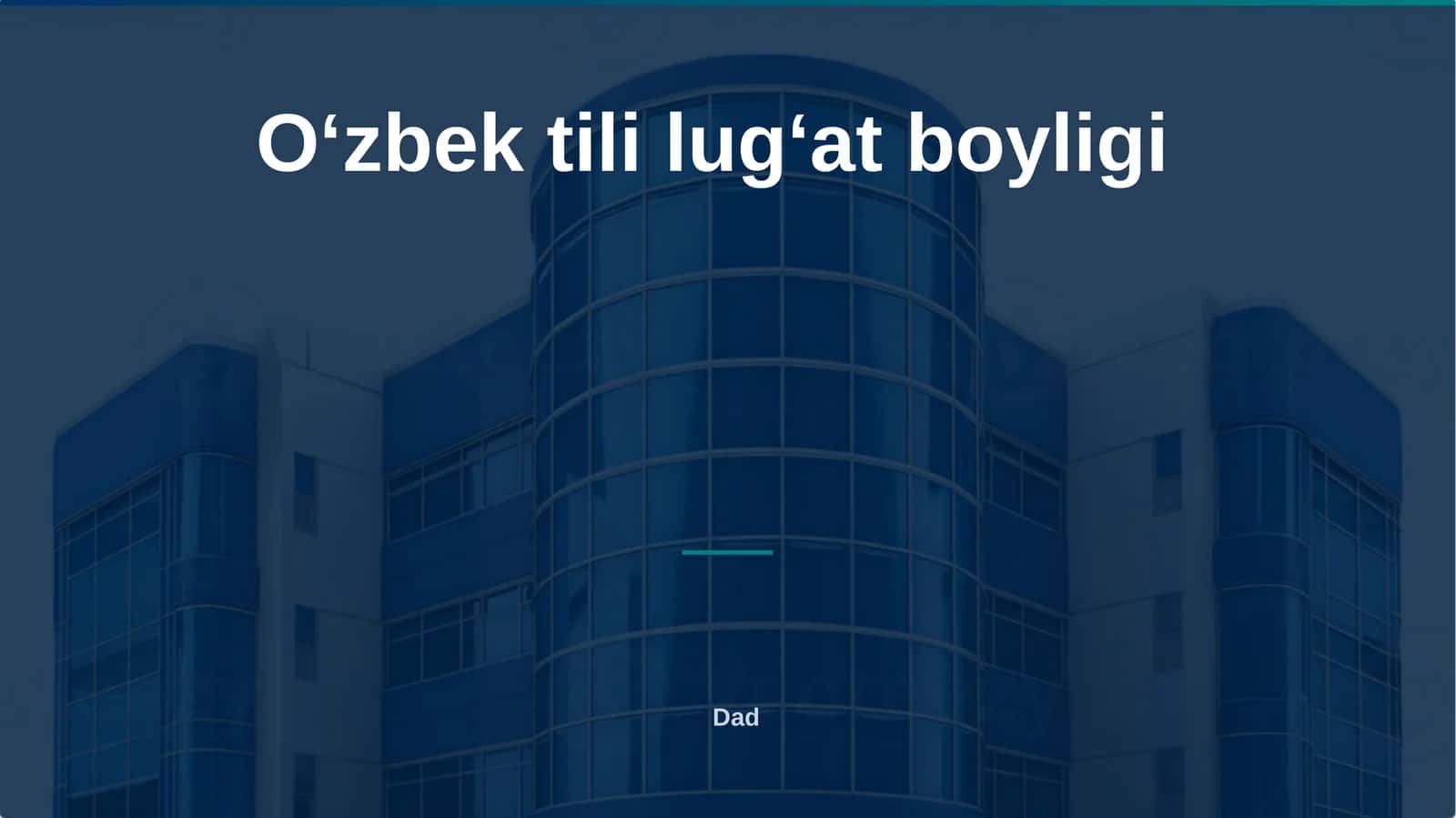Oʻzbek tili lugʻat boyligi