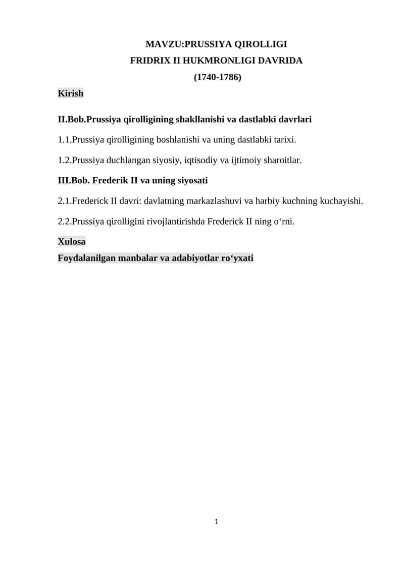PRUSSIYA QIROLLIGI