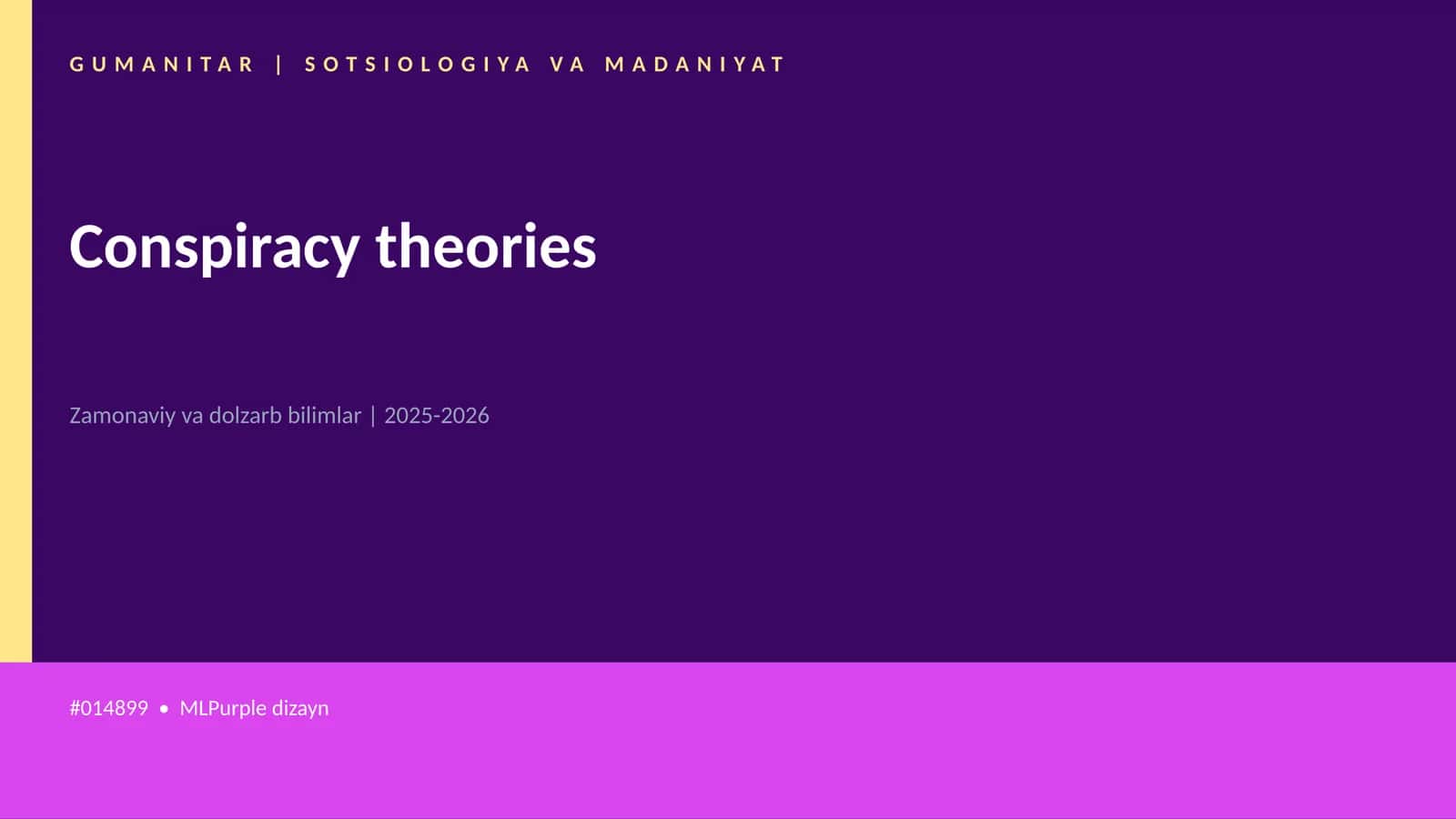 Conspiracy theories