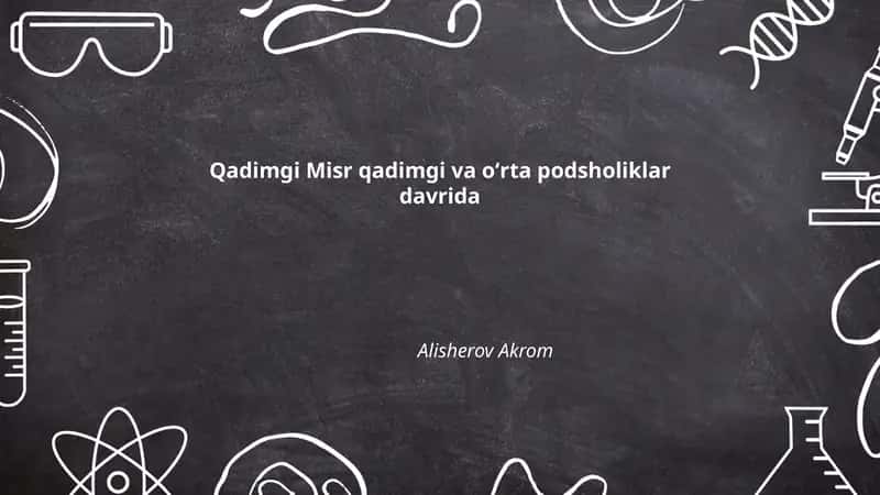 Qadimgi Misr qadimgi va oʻrta podsholiklar davrida