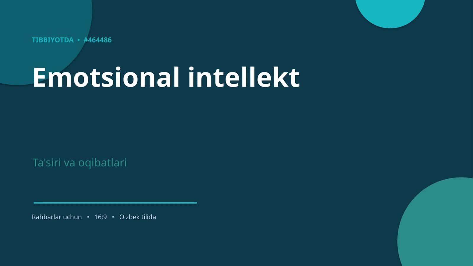 Emotsional intellekt