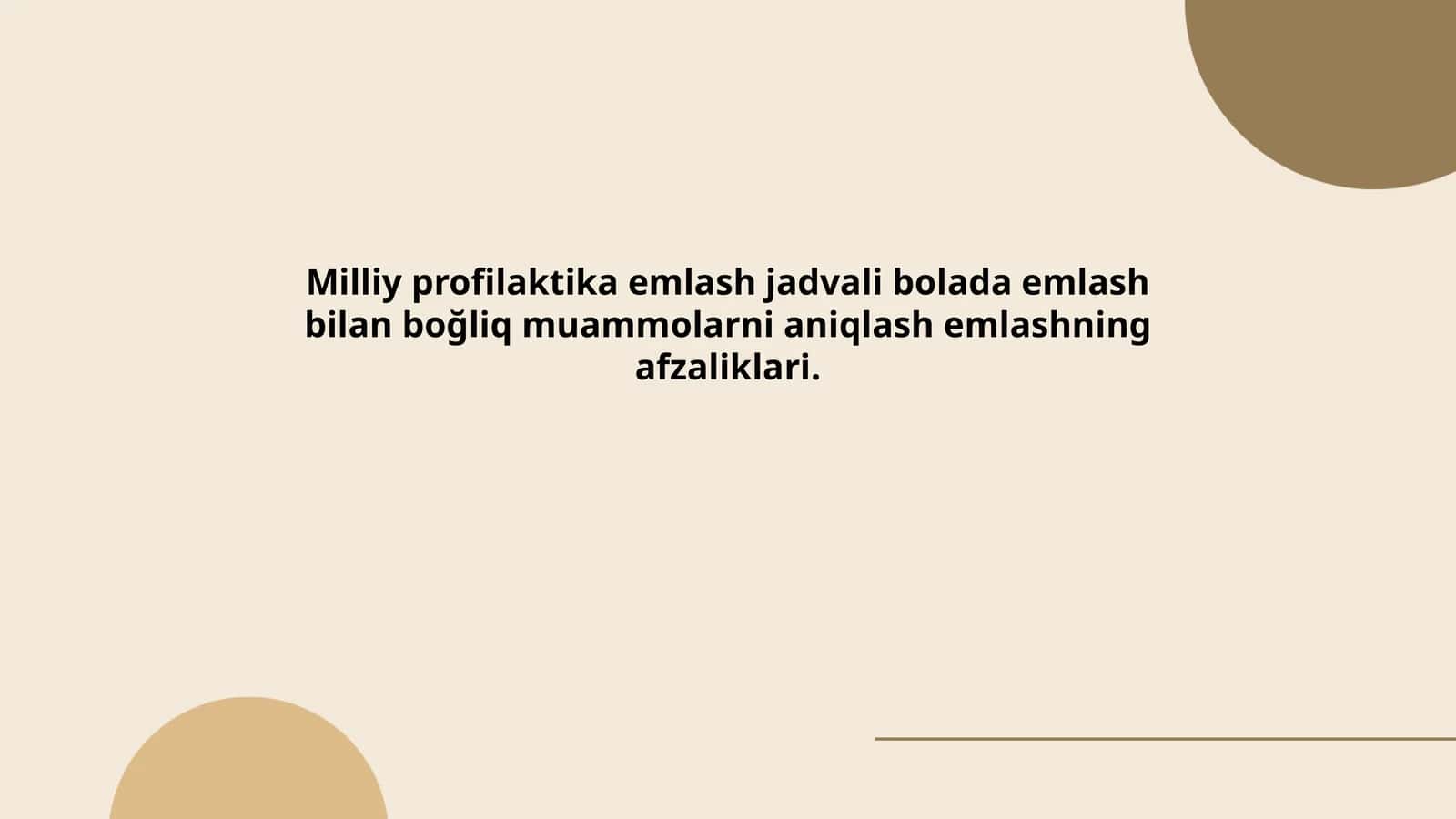 Milliy profilaktika emlash jadvali
