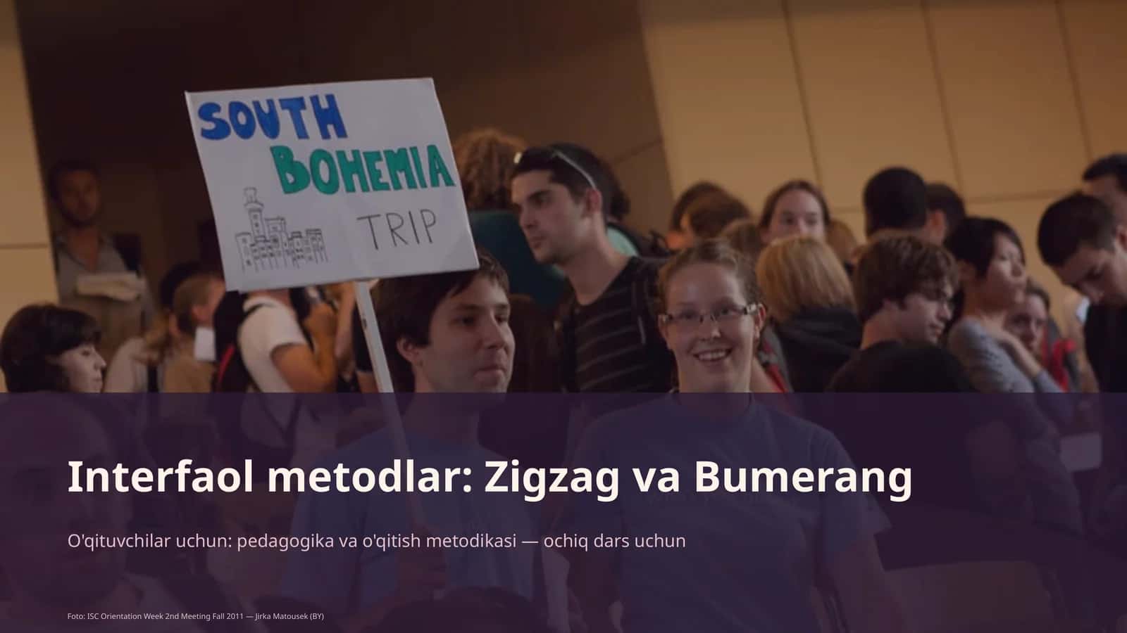 Interfaol metodlar: Zigzag va Bumerang