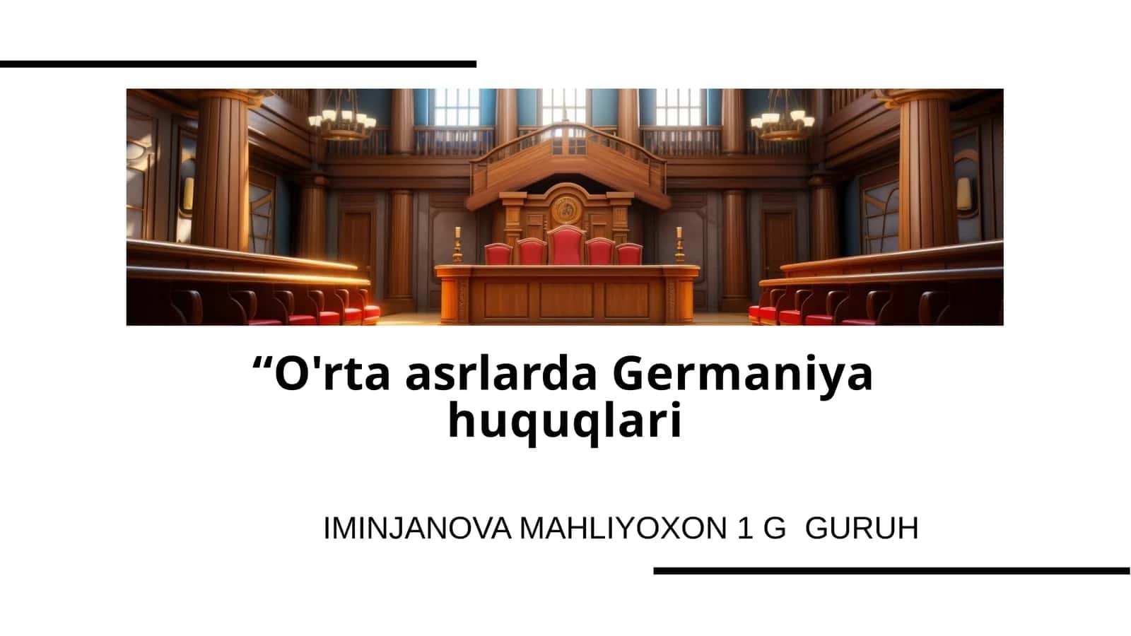 O'rta asrlarda Germaniya huquqlari