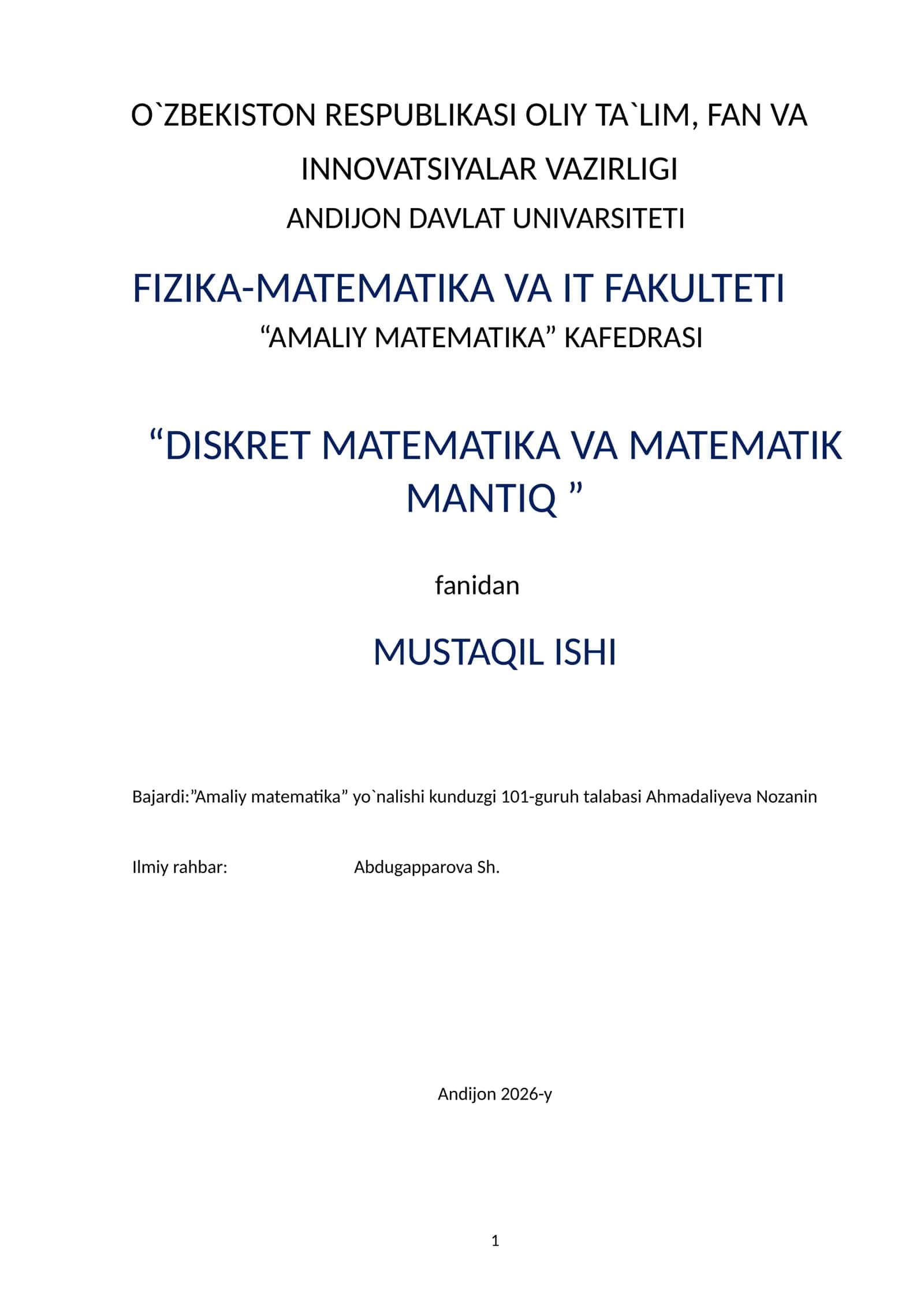 UMUMIYLIK VA MAVJUDLIK KVONTLARI