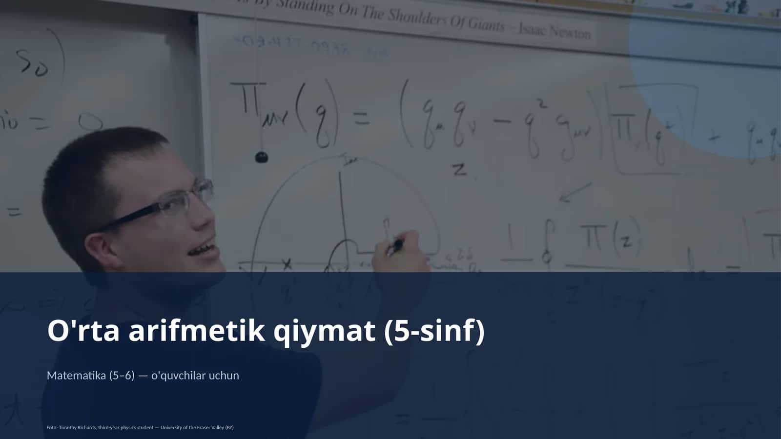 O'rta arifmetik qiymat (5-sinf)