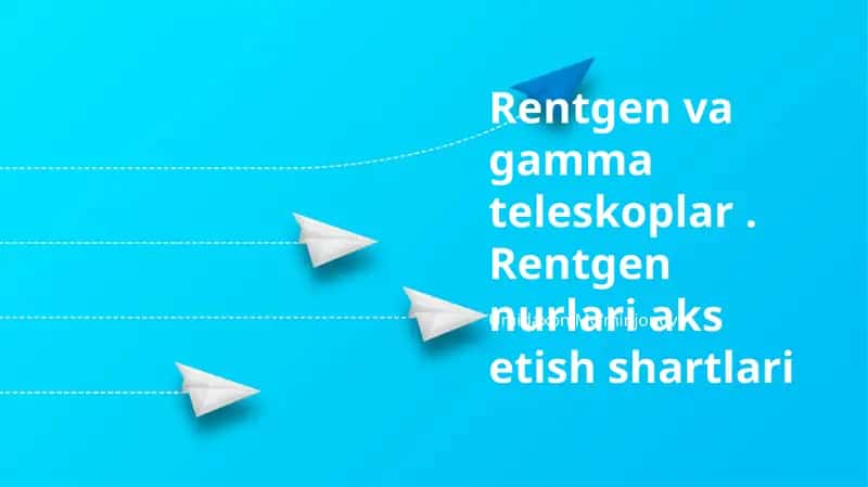 Rentgen va Gamma Teleskoplari