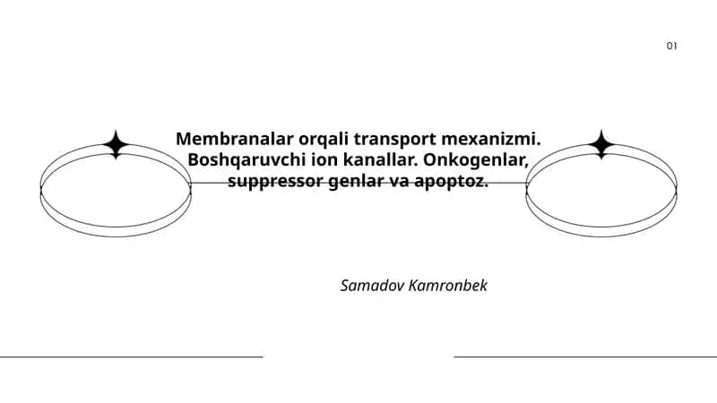Membranalar orqali transport mexanizmi