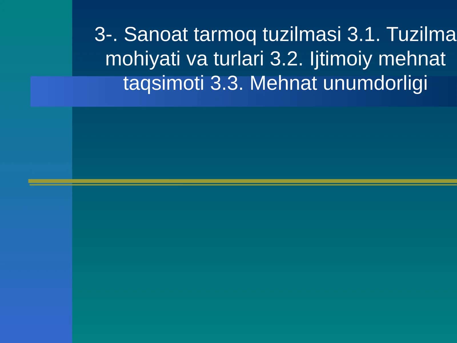 Sanoat korxonasi boshqaruv tuzilishi