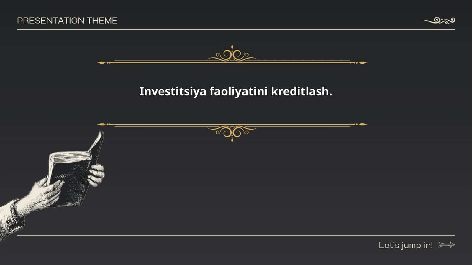 Investitsiya faoliyatini kreditlash