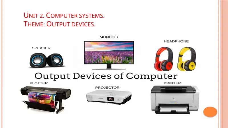 Output Devices Lesson