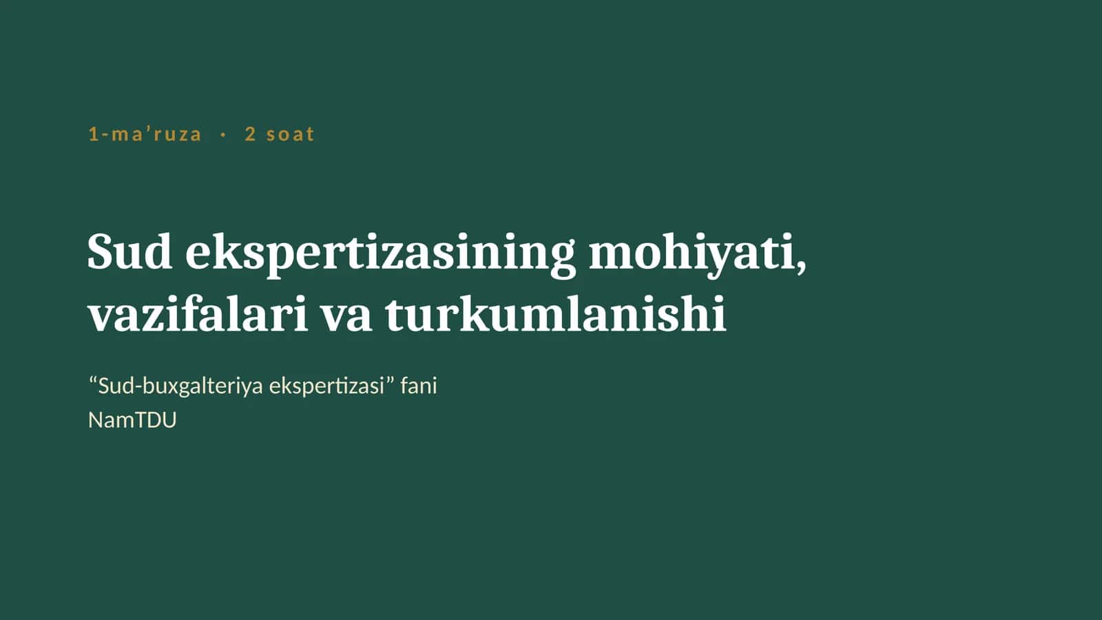 Sud-buxgalteriya ekspertizasi