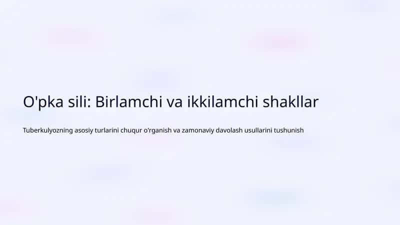 Sil kasalligi