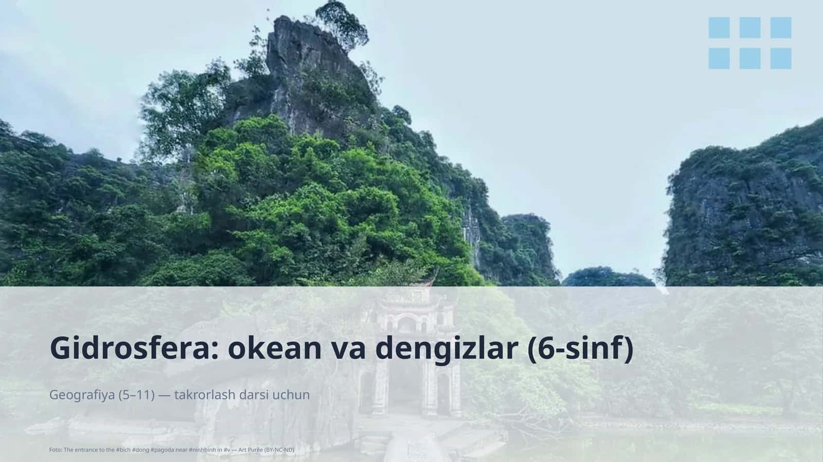 Gidrosfera: okean va dengizlar (6-sinf)