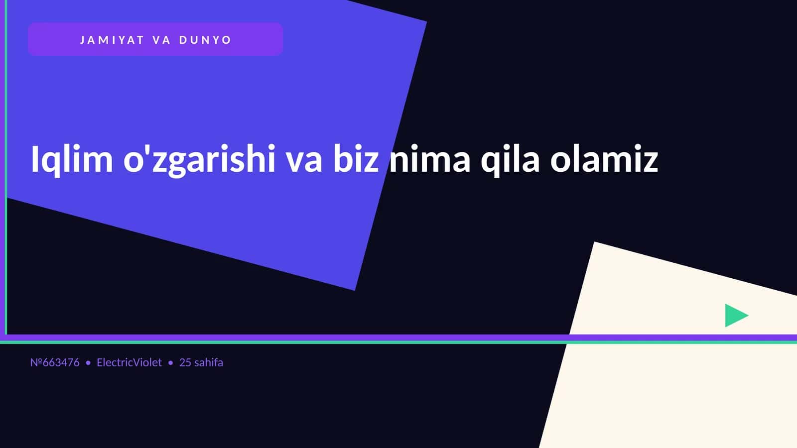 Iqlim o'zgarishi va biz nima qila olamiz