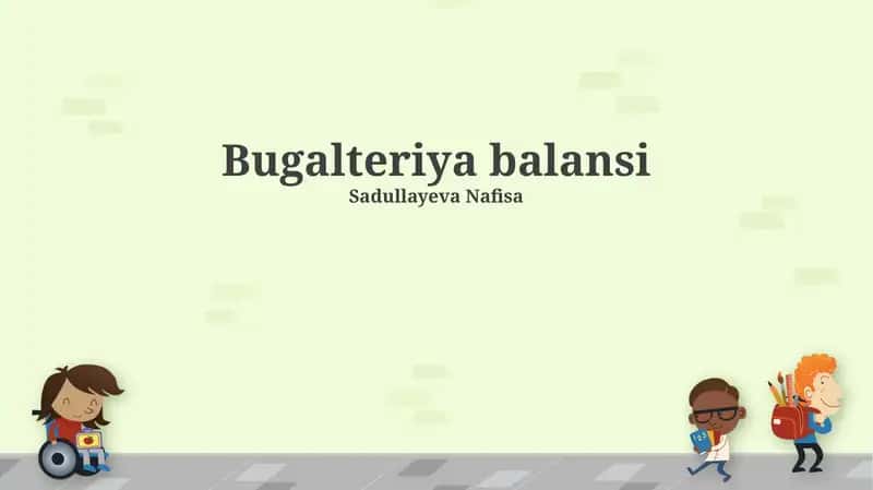 Bugalteriya balansi