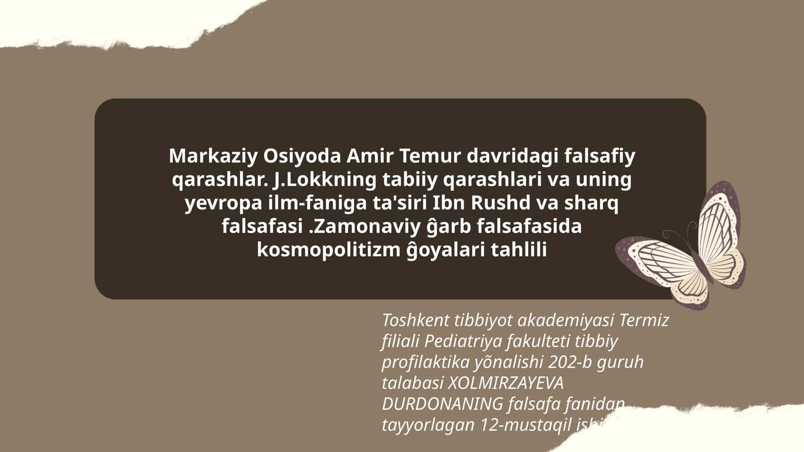 Falsafiy qarashlar