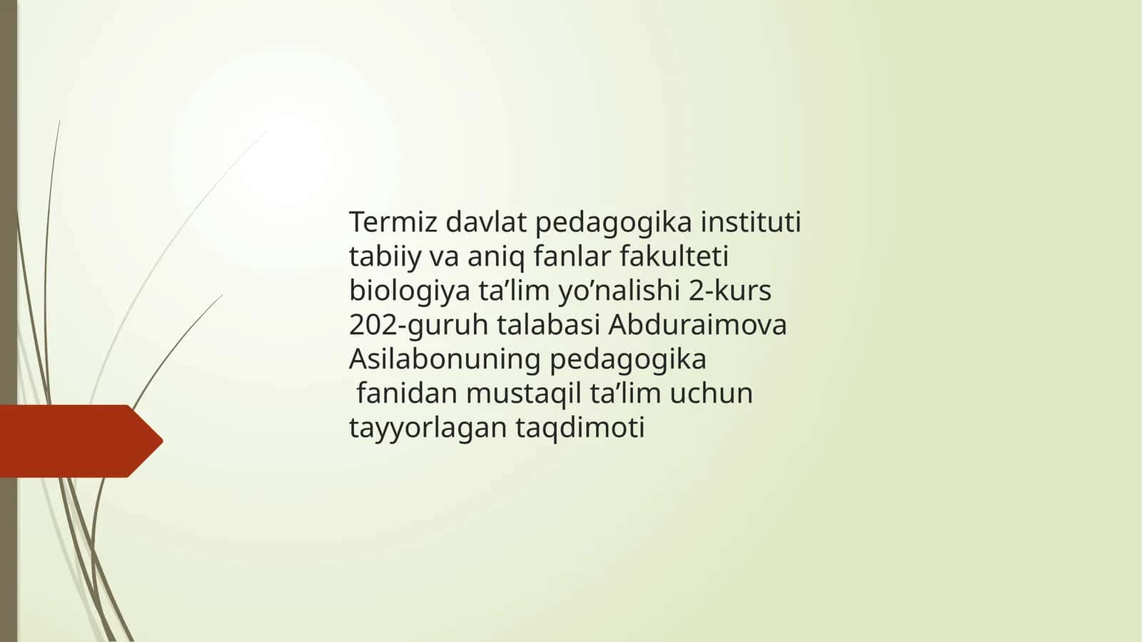 Manaviy-axloqiy tarbiya