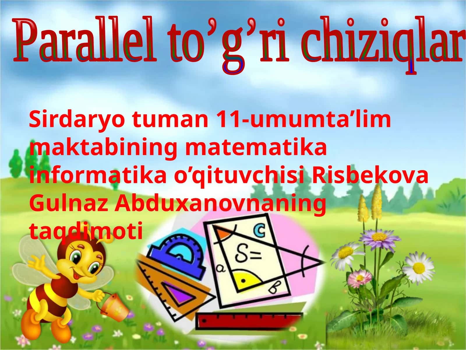 Parallelto’g’richiziqlar
