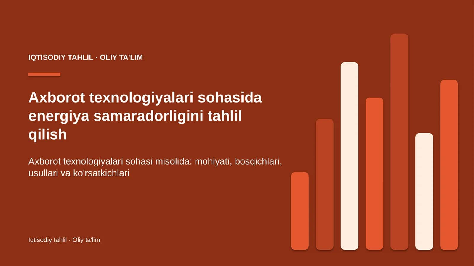 axborot texnologiyalari sohasida energiya samaradorligini tahlil qilish 6648