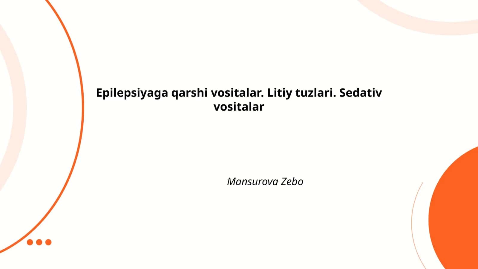 Epilepsiyaga qarshi vositalar